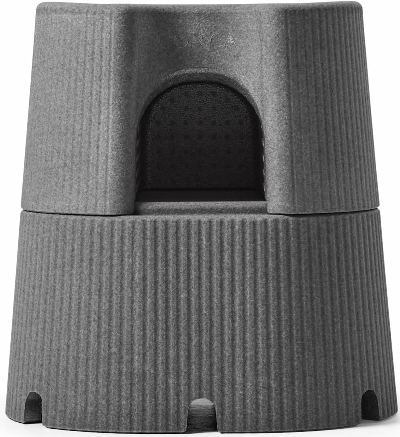 byACRE Dorica Multifunctional Stool - Grey - Ultralight (Only 1.9 kg), Water-Repellent & Non-Slip - For Home, Bathroom & Garden - Robust, Recyclable & Self-Drying - Indoor & Outdoor