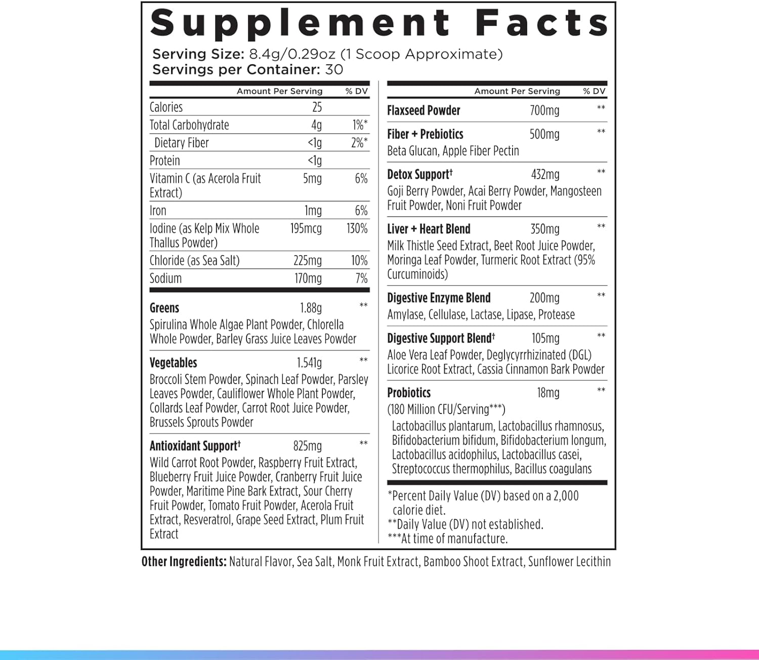 Livingood Daily Greens & Superfood Powder, Super Greens for Gut Health, Green Juice Powder with Spirulina, Chlorella, and Digestive Enzymes, Probiotics for Digestive Support, Chocolate, 30 Servings - Image 7