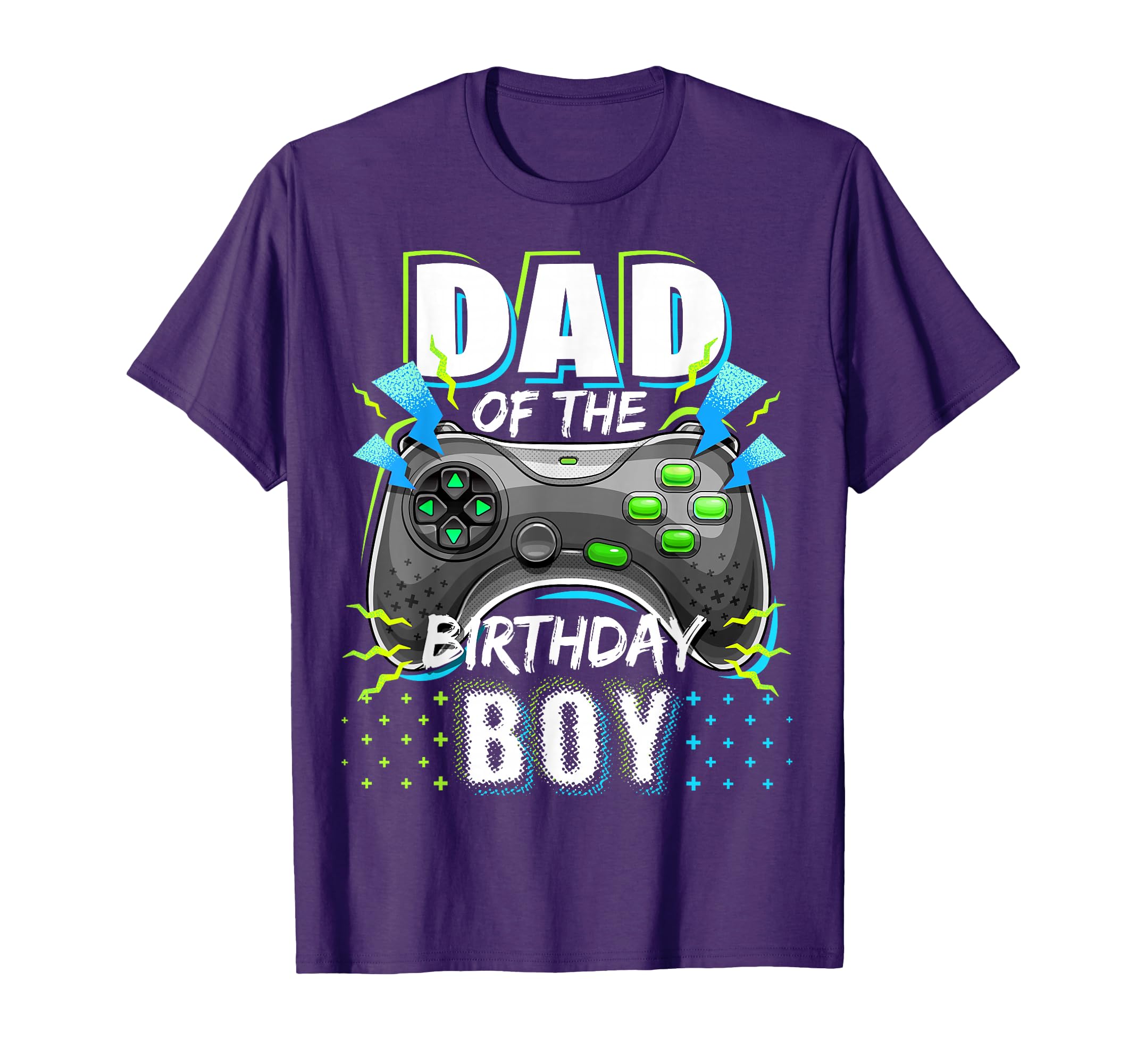 Dad of the Birthday Boy Matching Video Gamer Birthday Party T-Shirt