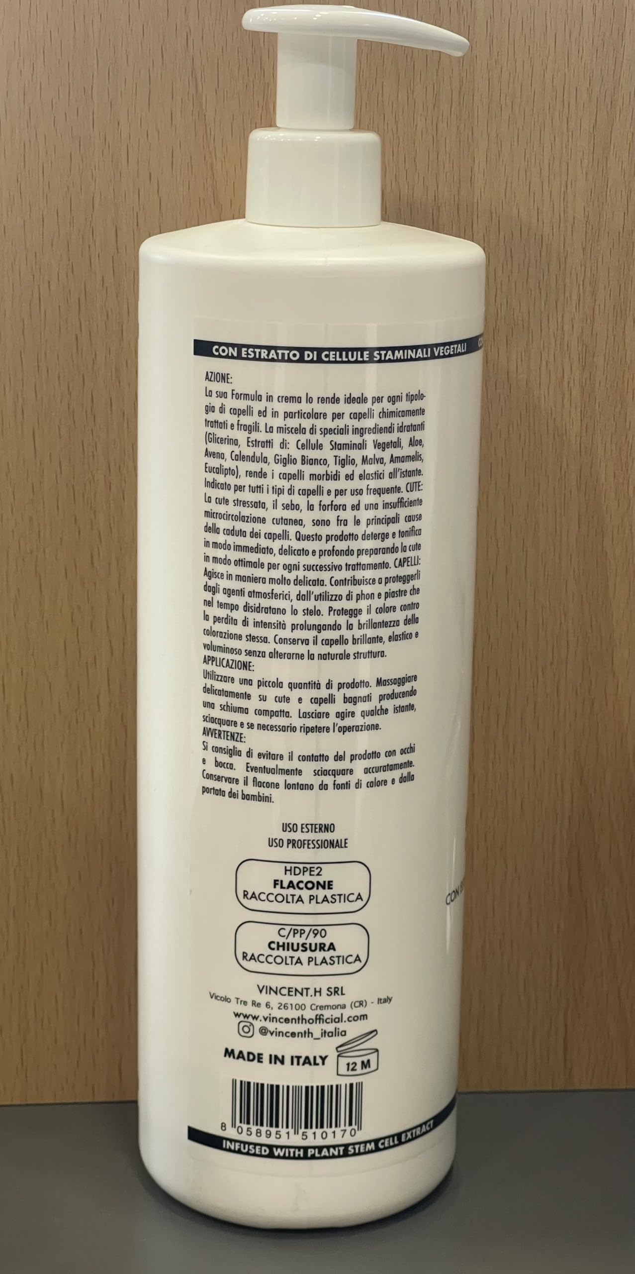 VINCENT.H NO.2 Shampoo Delicato (1000ml)