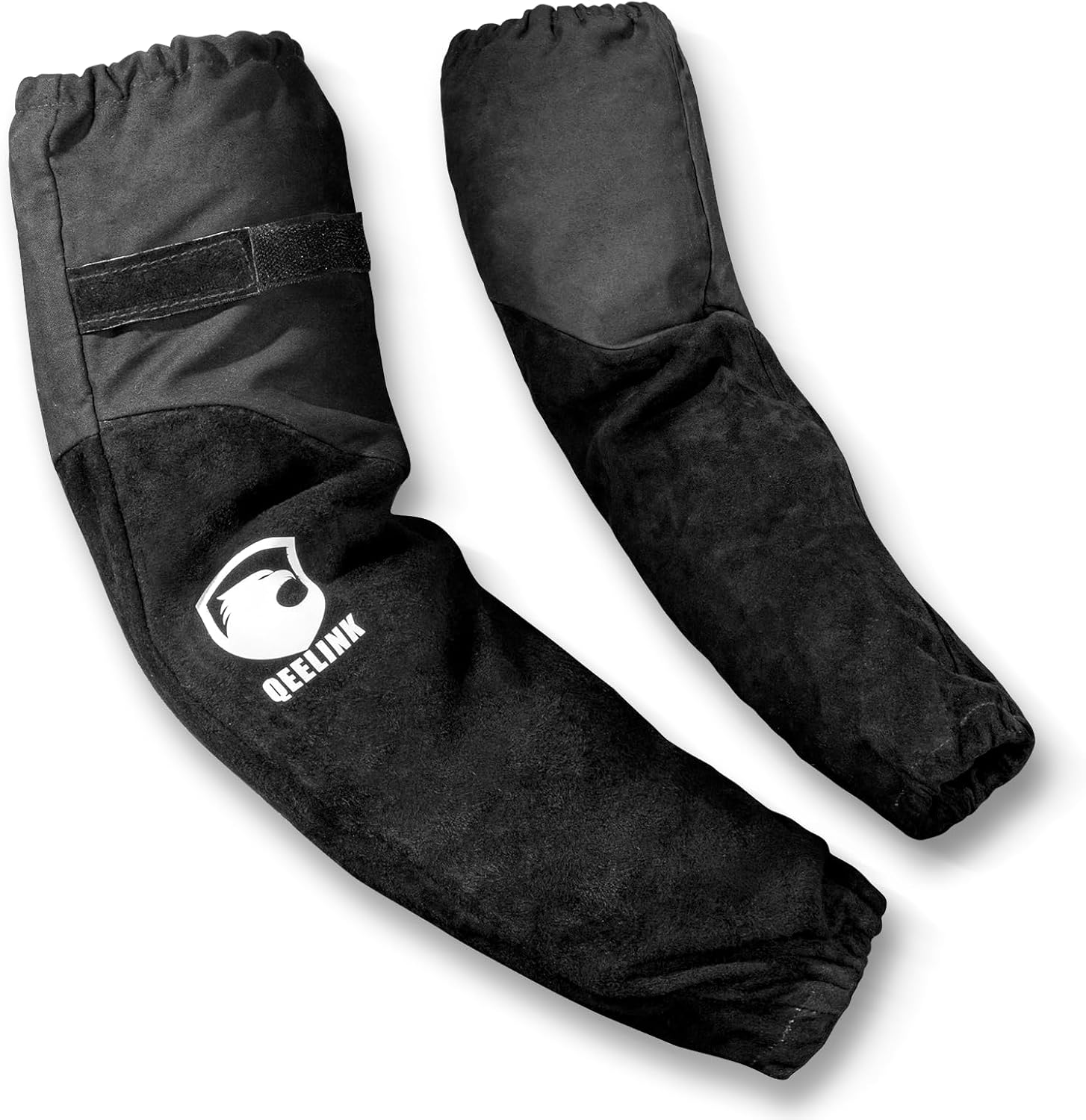 Leather Welding Work Sleeves for Men&Women - Heat&Flame Resistant Arm Protection with Kevlar Stitching and Cotton Lining