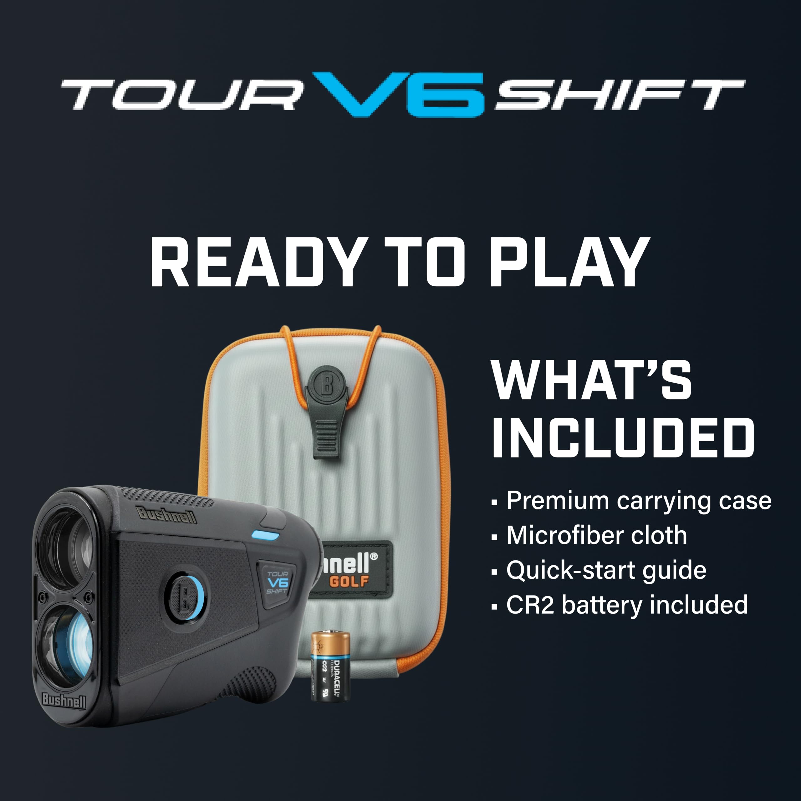 Bushnell Golf Tour V6 Shift Schwarz