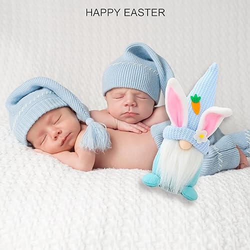 Miniatura 6 de Gnomo festivo para el día de Pascua, Tomte sueco hecho a mano, adornos de decoración de elfo, regalos del día de Acción de Gracias, gnomos suecos