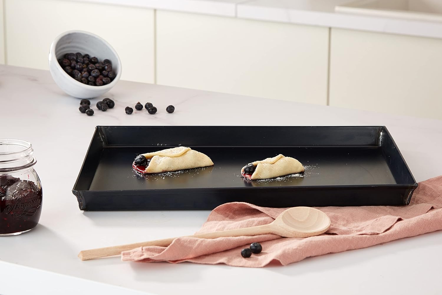 PADERNO 41745-40 Rectangular Baking Tray, 40 cm, Iron