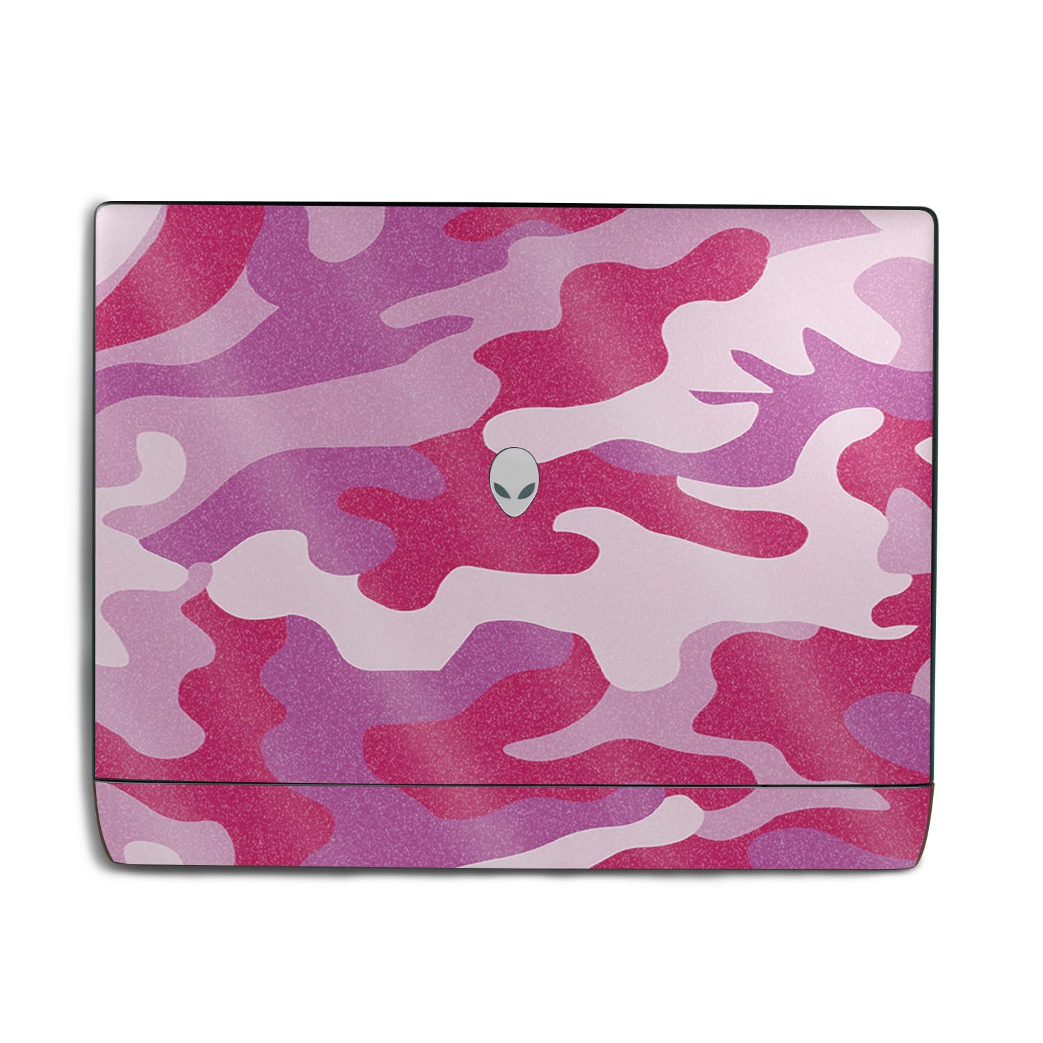 Glossy Glitter Laptop Skin Compatible with Alienware 18 Area-51 (2025) - Pink Camo - Premium 3M Vinyl Protective Wrap Decal Cover - Easy to Apply | Crafted in The USA by MightySkins