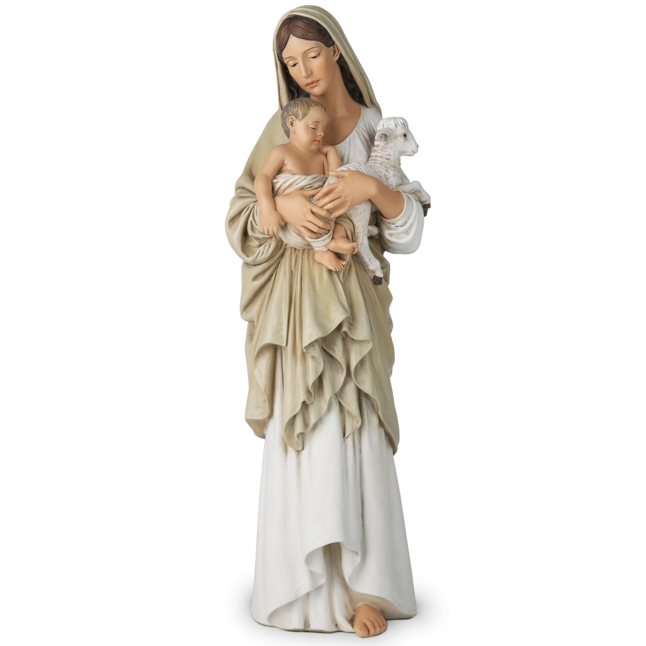 Amazon.com: BC Catholic Innocence Statue, Madonna and Jesus Child
