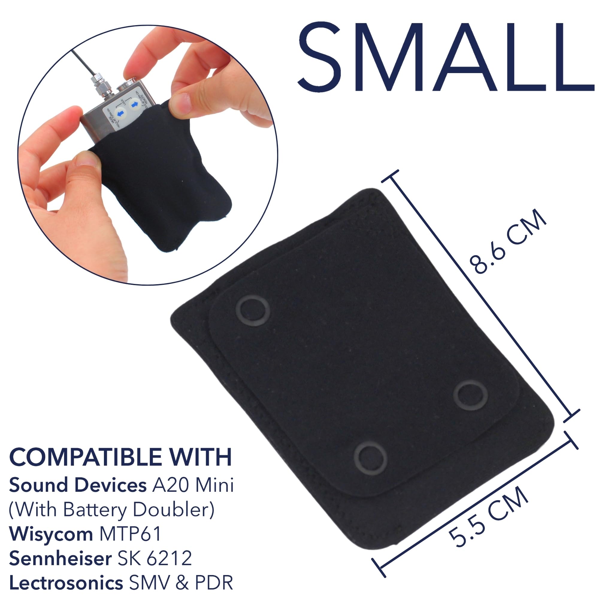 URSA Popper Pouch, Discreet & Versatile Transmitter Pouch, Secure Popper Design for Horizontal & Vertical Rigging - Image 2