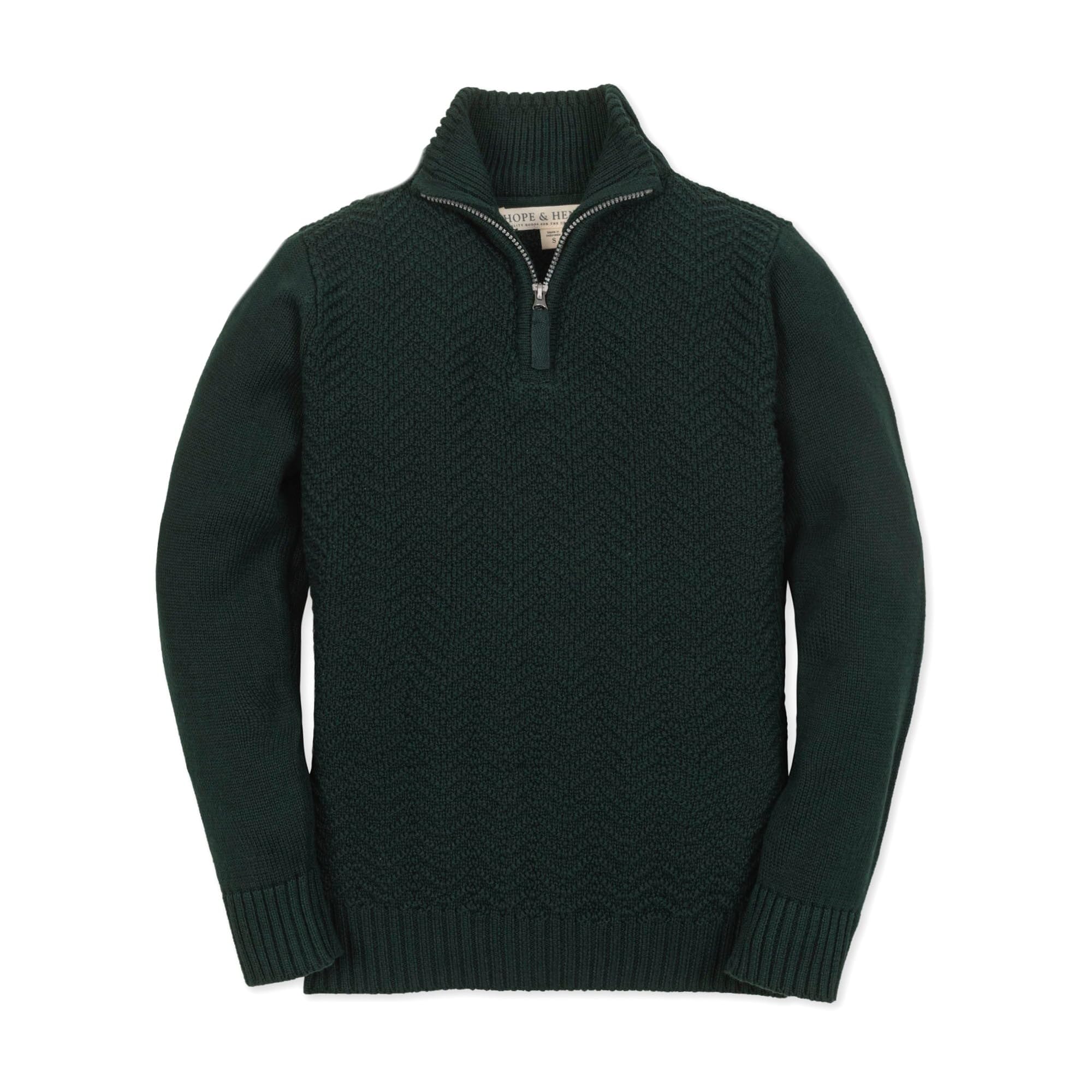 Hope &amp; Henry Girls' Milano Tipped Sweater Dress