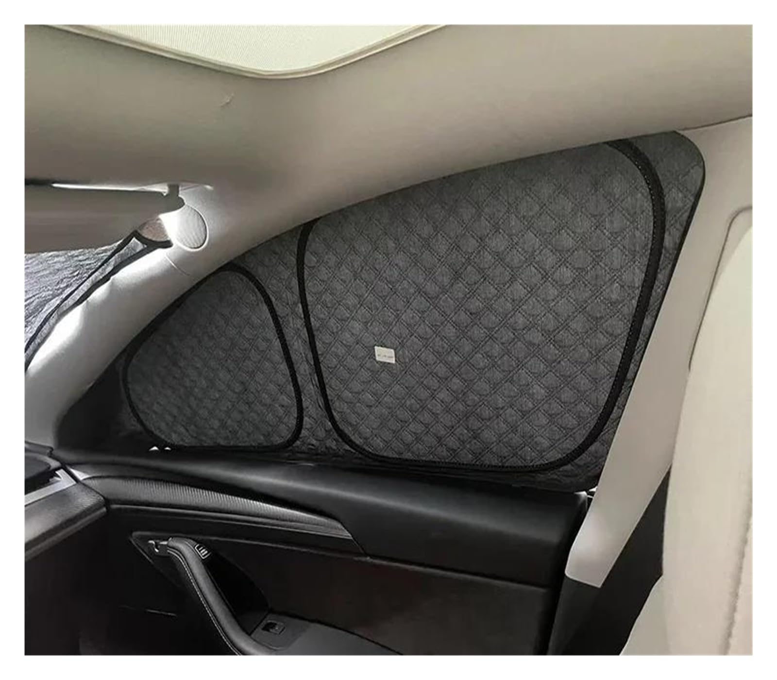 Parasol Grueso Plateado Para Ventana Para Tesla Para Model Y Accesorio Para Parabrisas Parasol Coche Magnético(4p side)