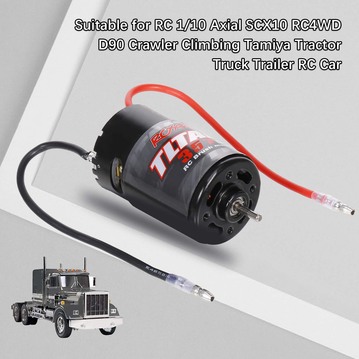 Amazon.co.jp: GoolRC 550 35T つや消しモーター 1/10 Axial SCX10