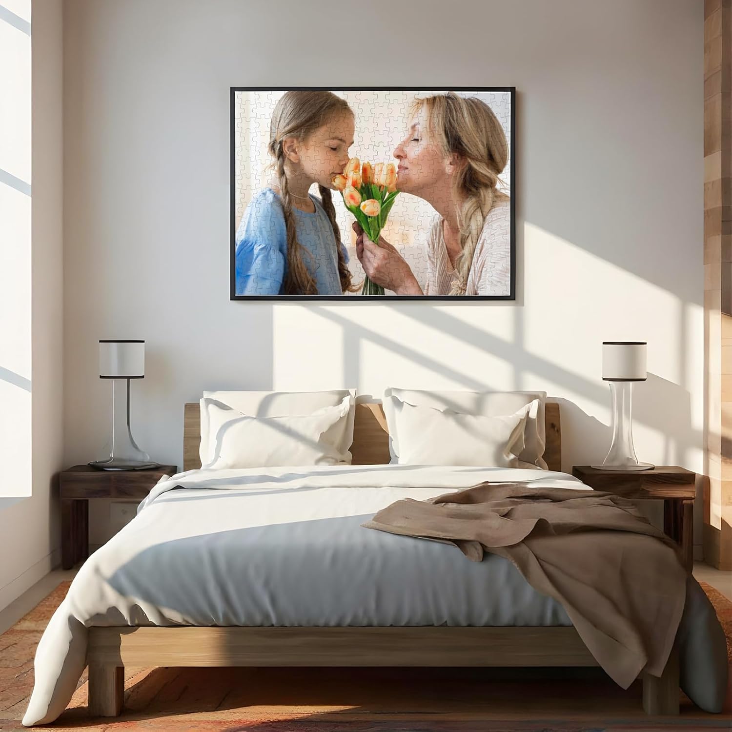 Custom Puzzle from Photos Personalized Puzzle 300/500/1000 Pieces, Jigsaw for Mother's Day, Friends, Chritsmas, Gift