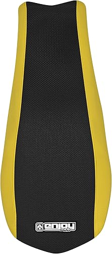 Vista 19 de Enjoy Mfg Funda de asiento compatible con el logotipo de Can Am DS70 DS90 2008-2021 # 259 (todo negro estándar)