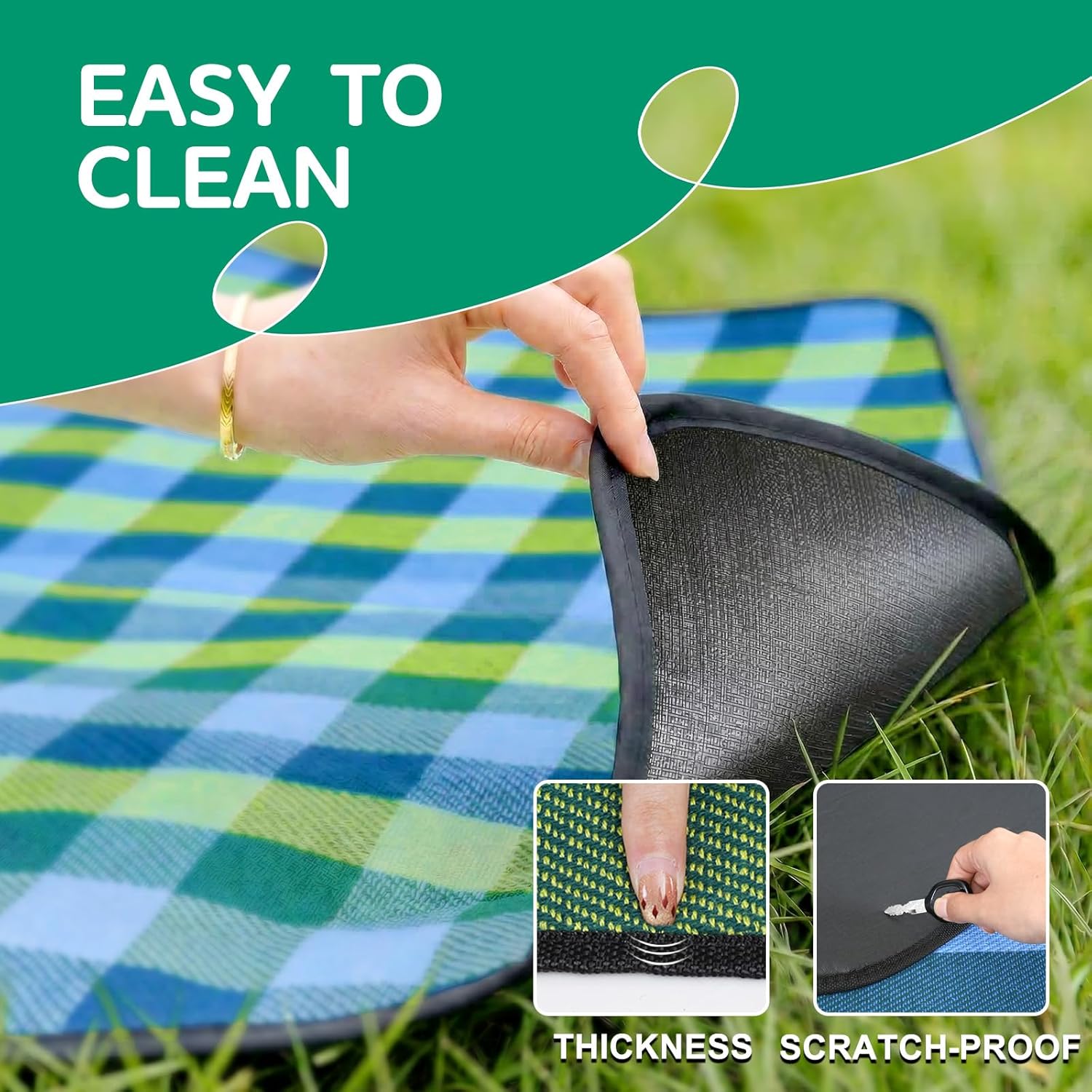 Extra Large Outdoor Picnic Blanket Camping Beach Mat Mama Mommy Mom Ever from Daughter Son Birthday Groom Bride Law Step Mom Stepmom Present Regalos para el día de Las Madres Mujer