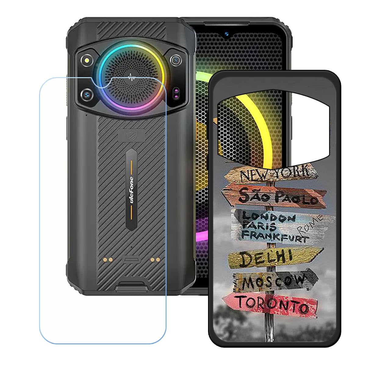 Amazon.com: LCEHTOGYE Case for Ulefone Armor 21 + Tempered Glass 
