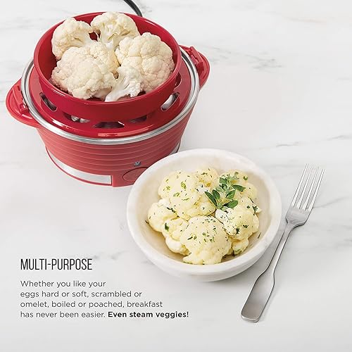 Miniatura 6 de CHEFMAN Freidora de aire digital multifuncional+asador, deshidratador y cocina eléctrica para huevos, caldera rápida para escalfar, vaporizador de