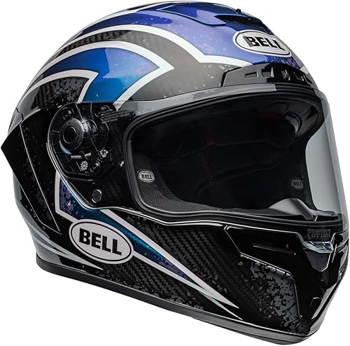 Miniatura 23 de BELL Casco Race Star Flex DLX FH Street Punk Negro Brillo,Mate negro,Xenón Brillo Negro/Kryptonita,Xenón Azul brillante/Retina,Xenón Rojo