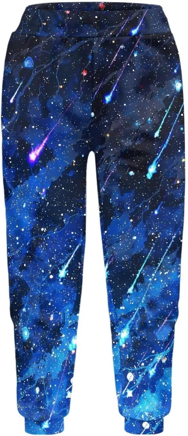 Elastic Waist Boys Sweatpants with Pocket Joggers Layer with Hoodies for Street Style Dance Pants
