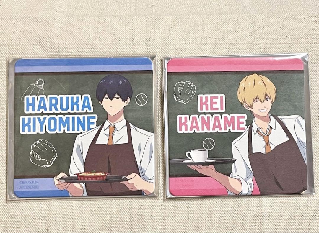 忘却バッテリー 特典 コースター 要圭 清峰葉流火 アニカフェコラボ