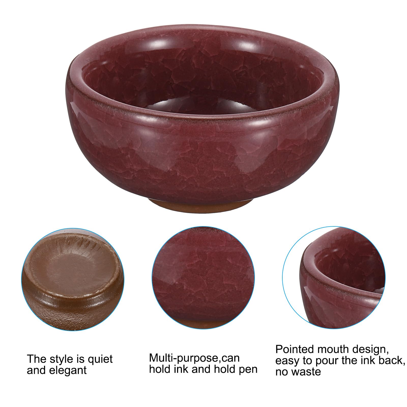 PATIKIL Chinese Calligraphy Ink Dish - Image 3