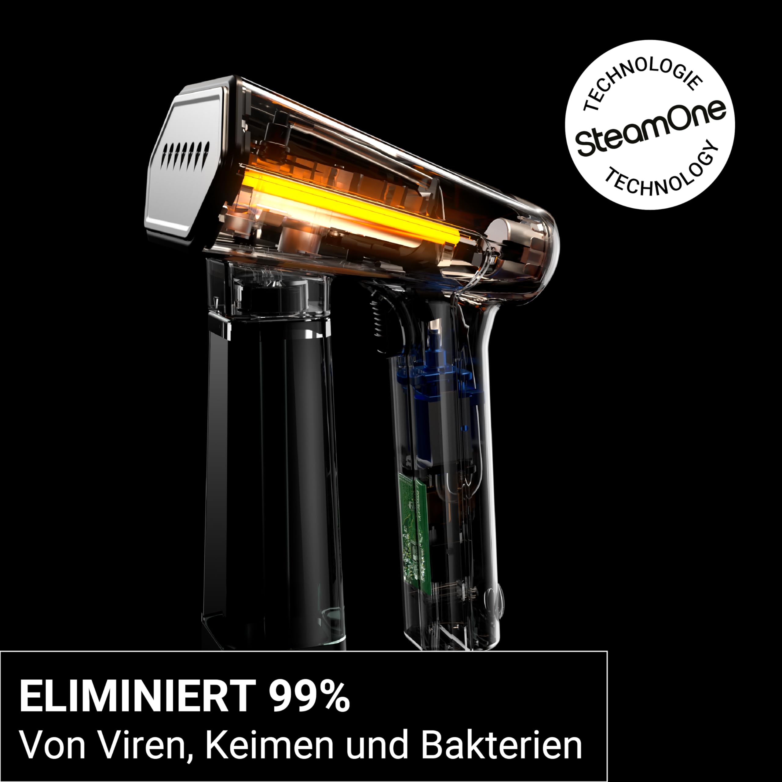 STEAMONE SN20GW Reise-Dampfglätter S-Nomad, weiß, Metall, Travel-Size, weiss