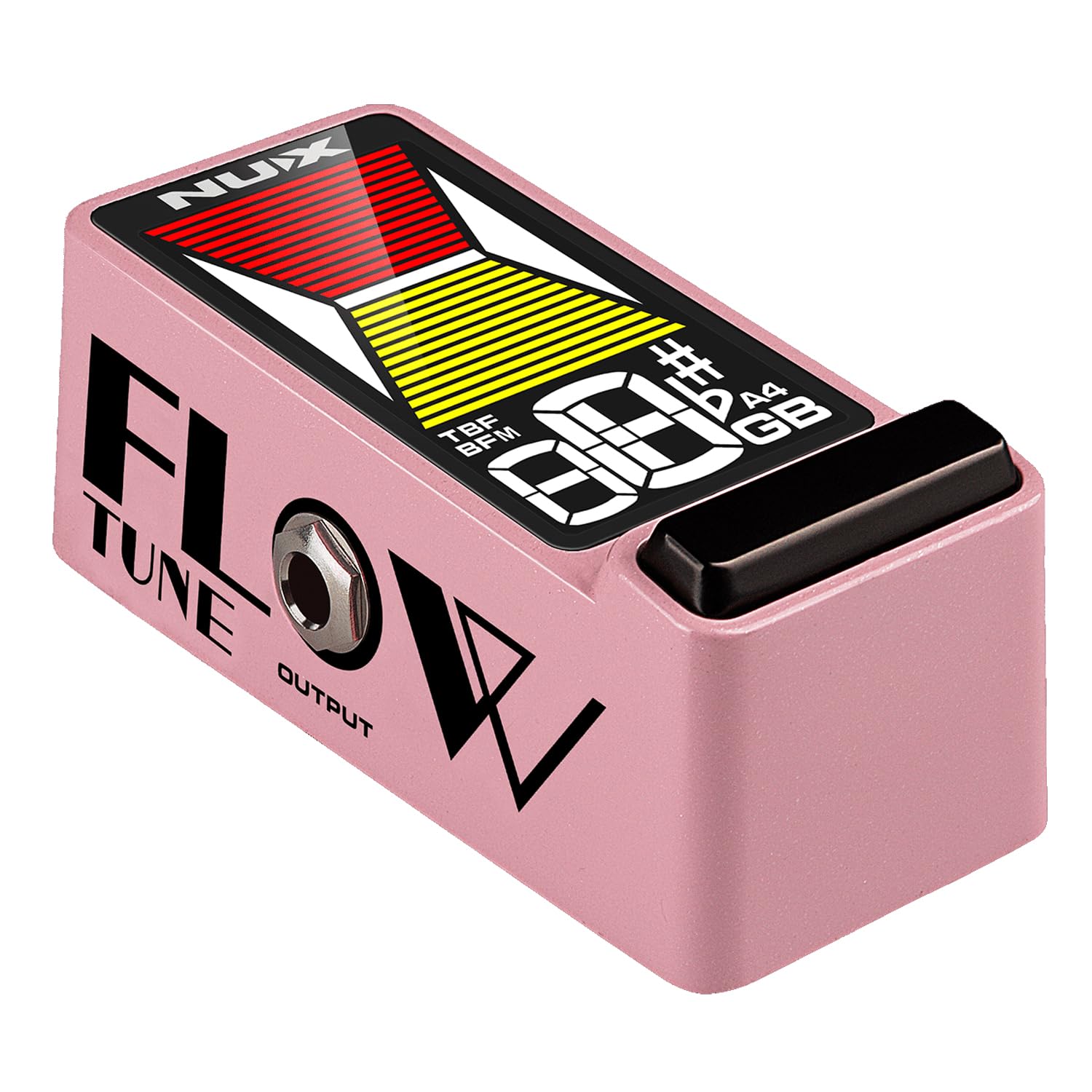 Nux NTU-3 MKII Flow Tune - Afinador con cable jack keepdrum, color rosa