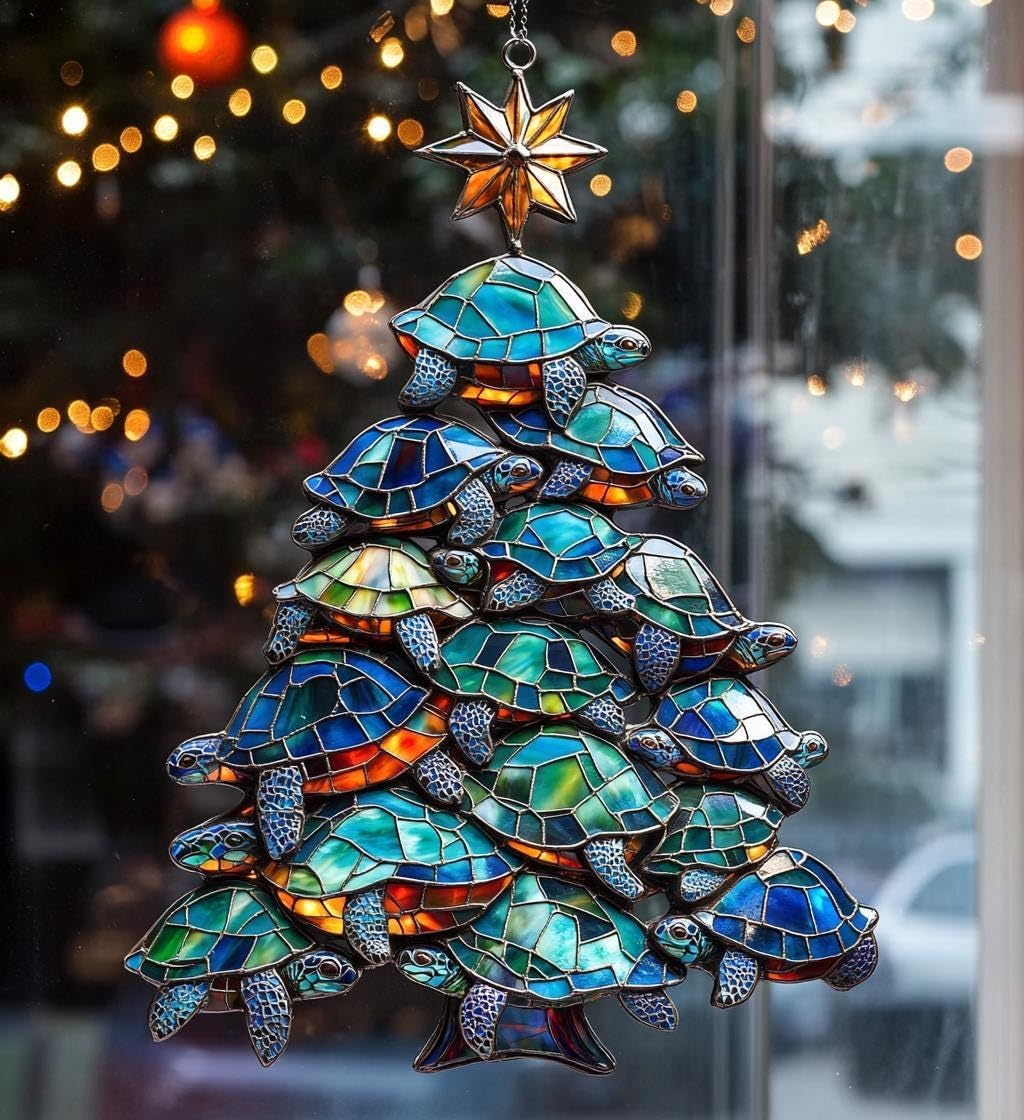 Fourth Wing Dragon Faux Stained Ornament Book Lover Christmas Acrylic Perfect for Bookworms and Fantasy Fans Sun Catchers Acrylic Windown Suncatchers Windows Hanging