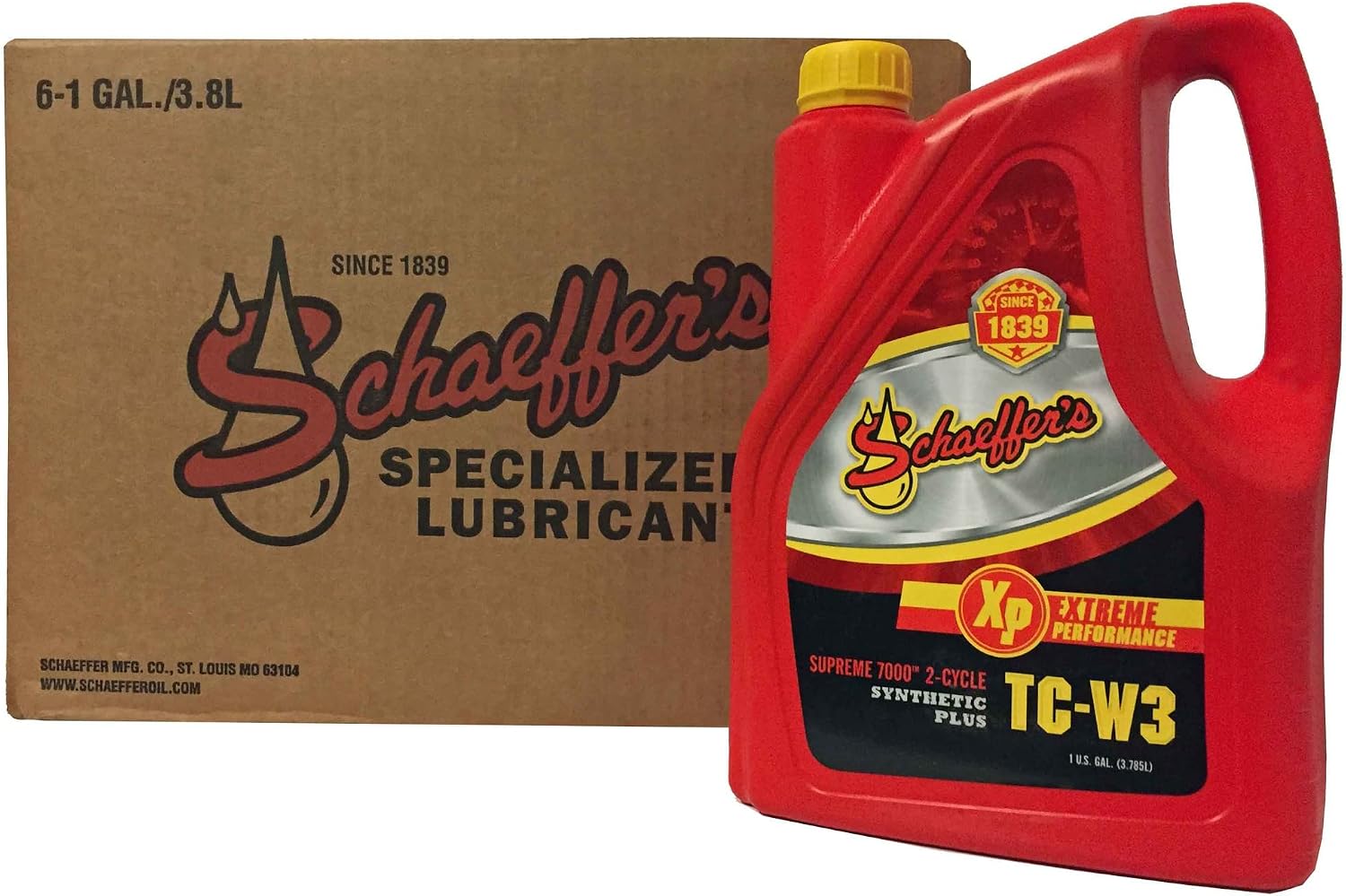 Schaeffer's 706 Supreme 7000 Synthetic Plus 2-cycle Oil (1-gallon)