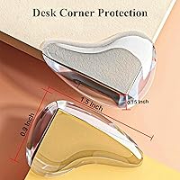 Vista 6 de Paquete de 16 protectores de esquina para bebé, protectores de esquina transparentes, protector de esquina de muebles y parachoques de seguridad