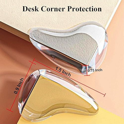Miniatura 6 de Paquete de 16 protectores de esquina para bebé, protectores de esquina transparentes, protector de esquina de muebles y parachoques de seguridad de