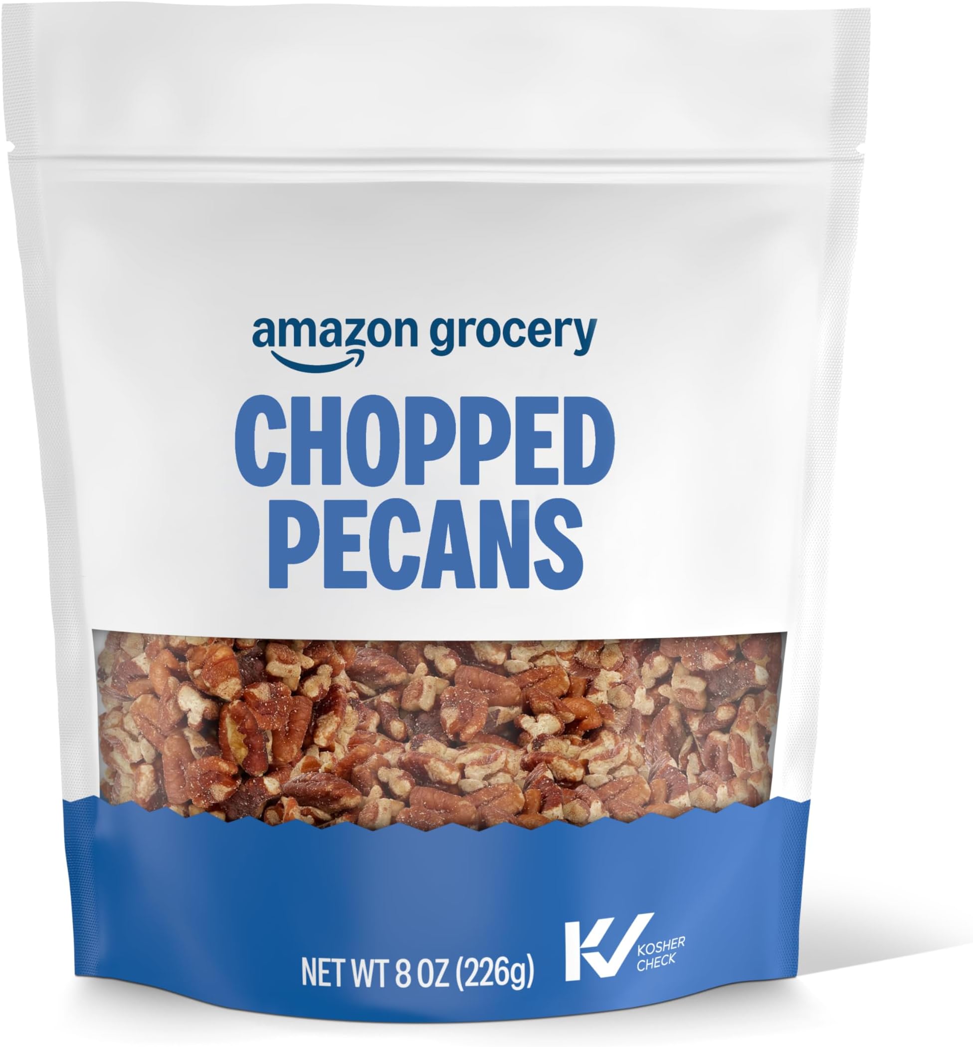 Amazon Grocery, Chopped Pecans, 8 Oz (Previously Happy Belly, Packaging May Vary)