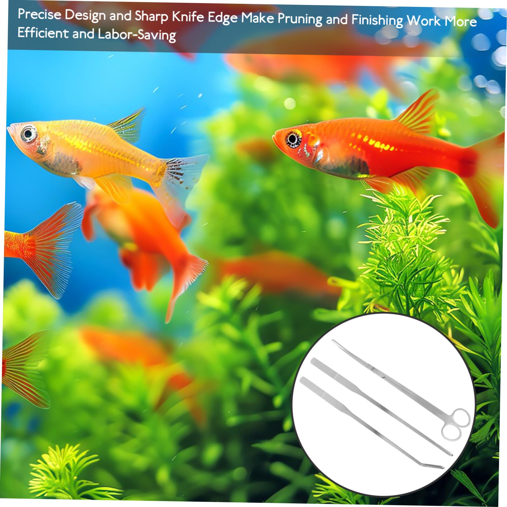 BESPORTBLE 4sätze Aquarium Pflanzen Werkzeugsatz Teiliges Edelstahl Für Aquarienpflege Inklusive Schaufel Gebogenen Scheren Und Pinzetten Für Pflege Von Wasserpflanzen Und Fischbecken
