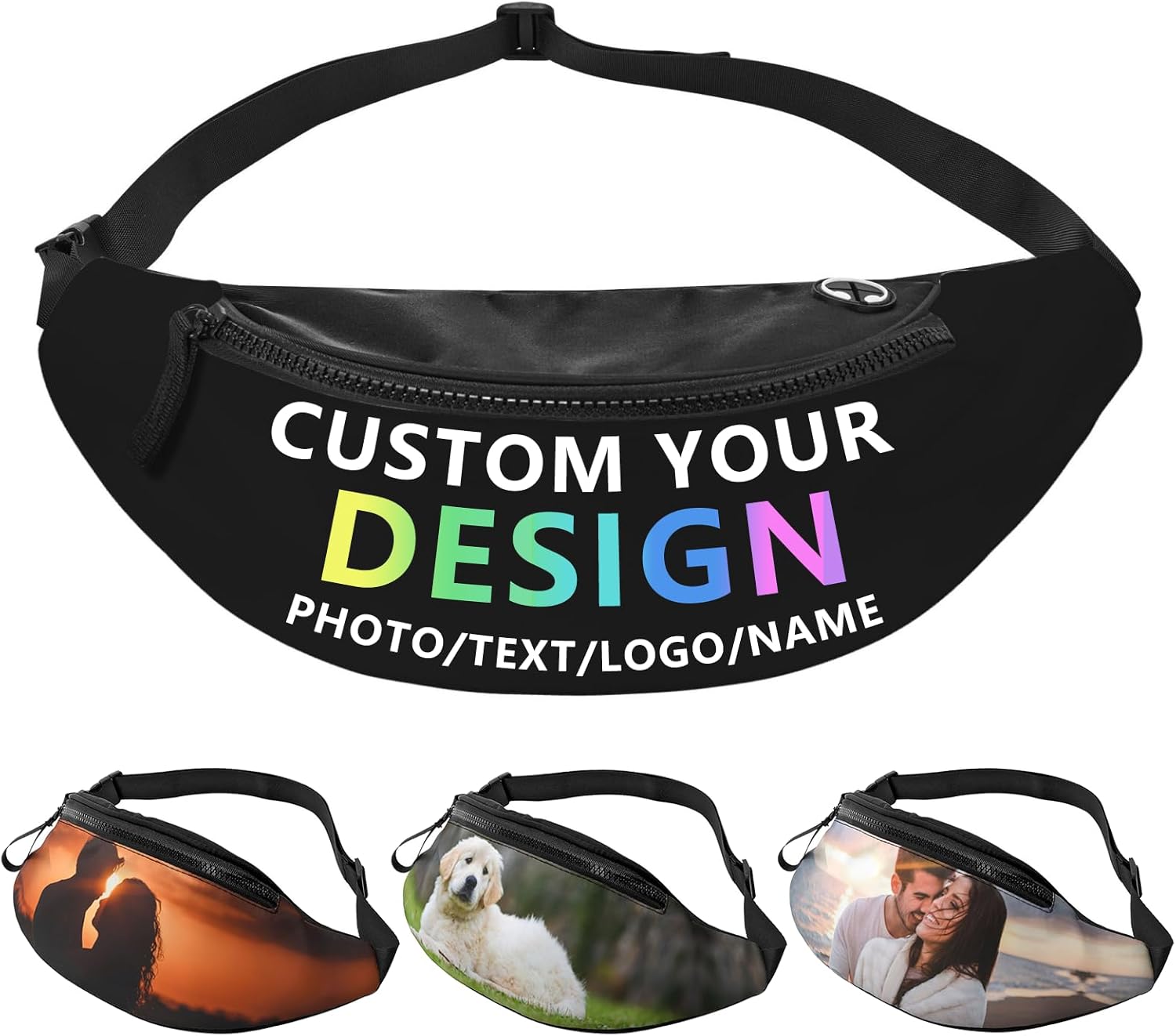 generic Custom Sling Bag for Women Men Personalized Sling Backpack with Your Photo Text Customized Chest Bag for Outdoor Travel, Style5
