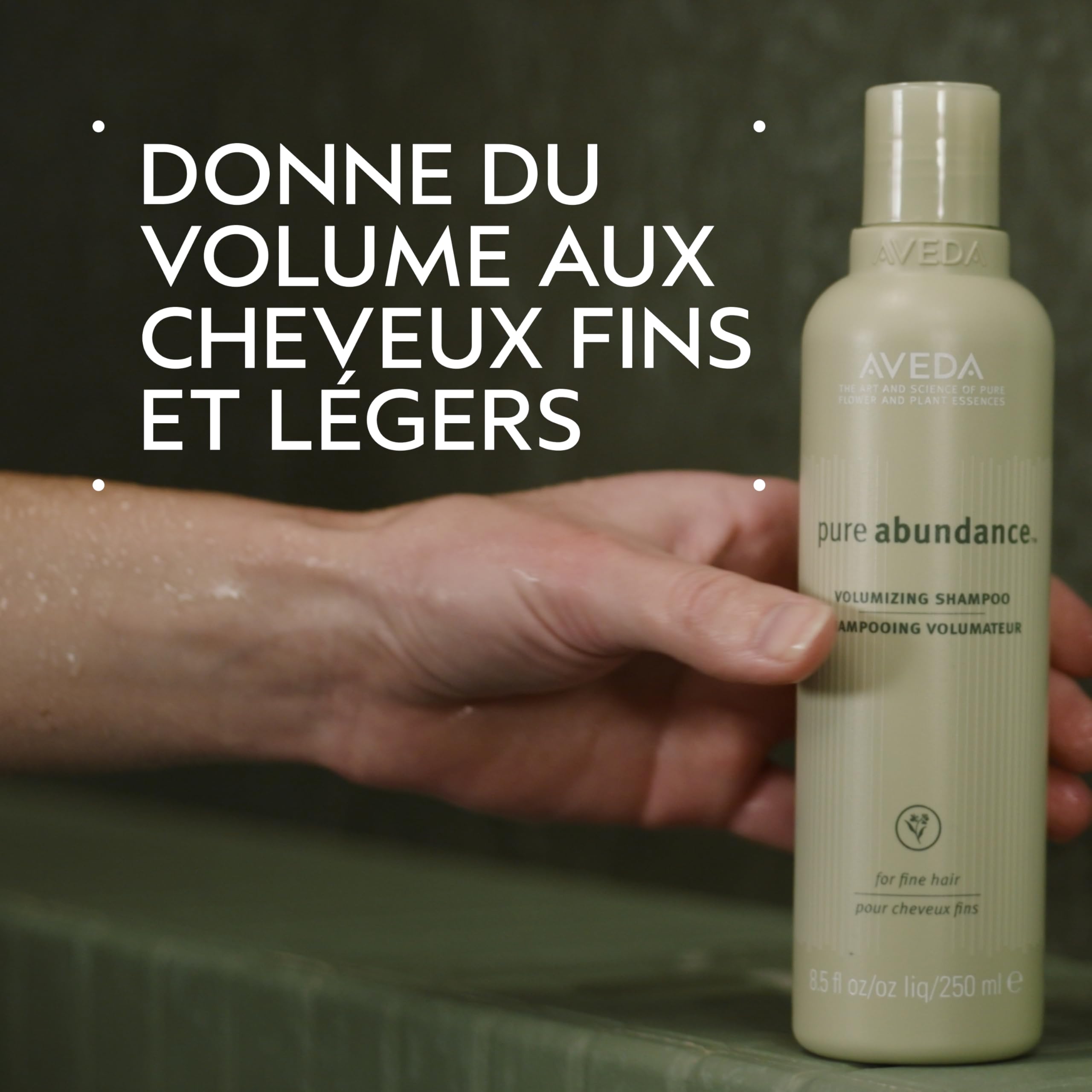 Aveda Pure Abundance Champú voluminizador | Champú para cabello fino | Elimina la acumulación de producto y el exceso de aceite | Vegano, 1000 ml