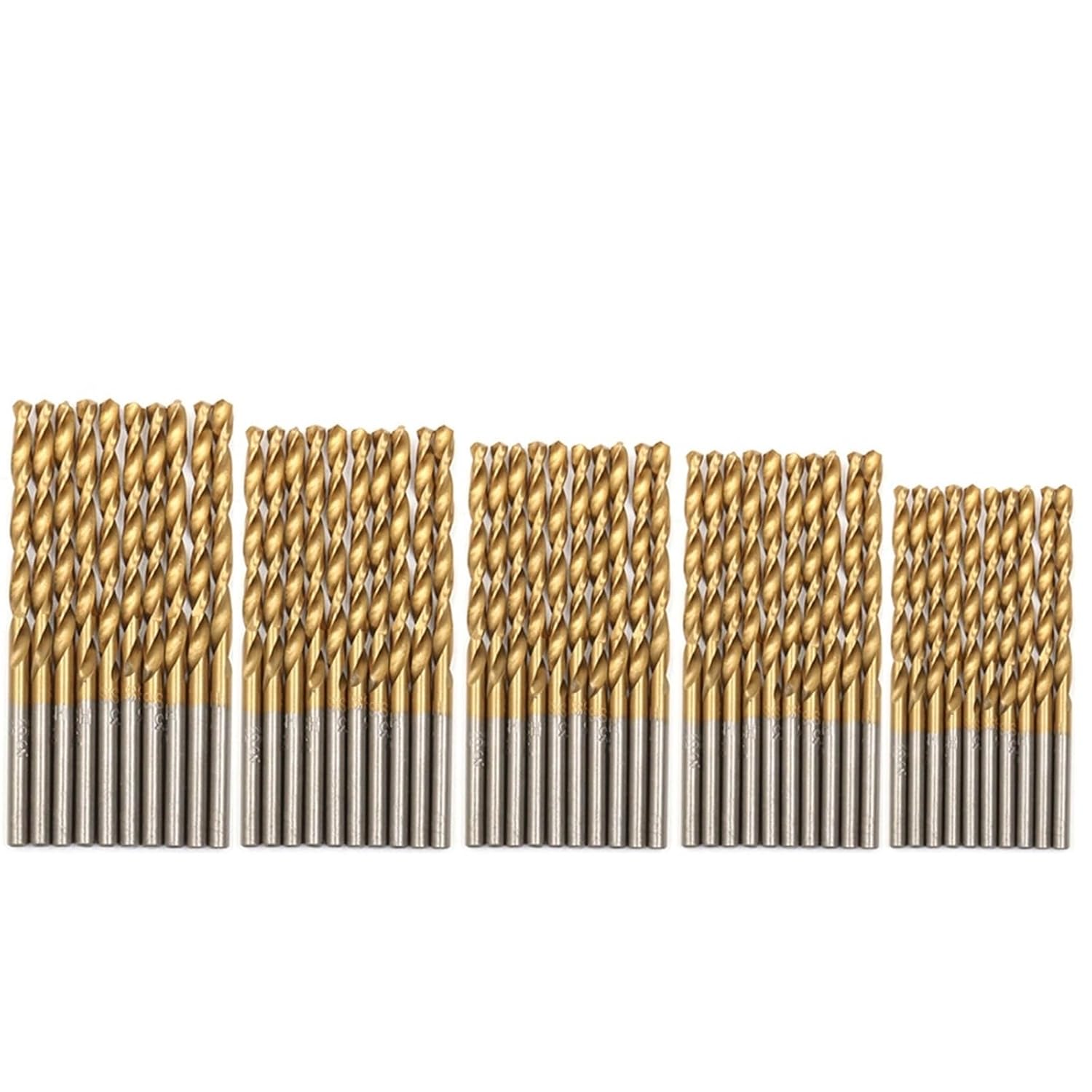 50Pcs Twist Drill Bit Set HSS M2/6542 High Speed Steel Drill Bits Woodworking Wood Tool 1/1.5/2/2.5/3mm for Iron Metal