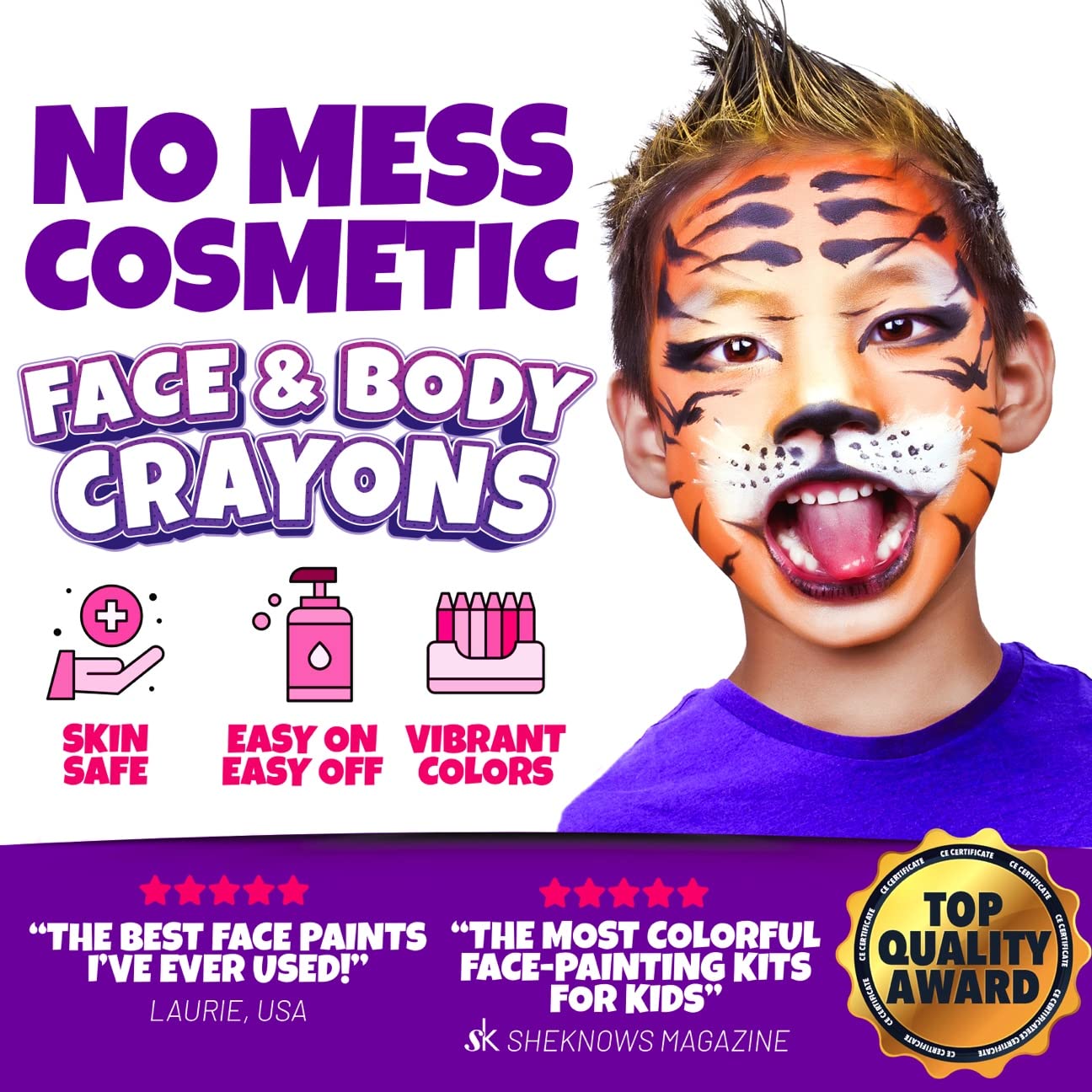 Buy Face Painting Kits for Kids Blue Squid 12 Color Twistable Face