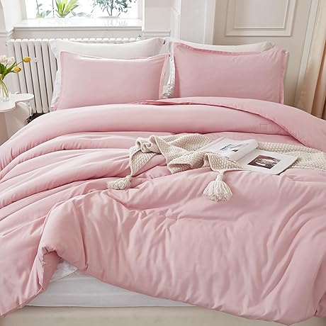 Litanika: Soft Solid Pastel Bed Set for Girls and Teens