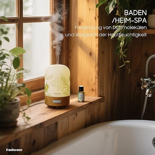 Miniatura 3 de Essential Oil Diffuser Hand Blown Glass, 100ml Small Aromatherapy Diffuser, Auto Shut-Off Function, Ultrasonic Diffusers for Essential Oils, Cool