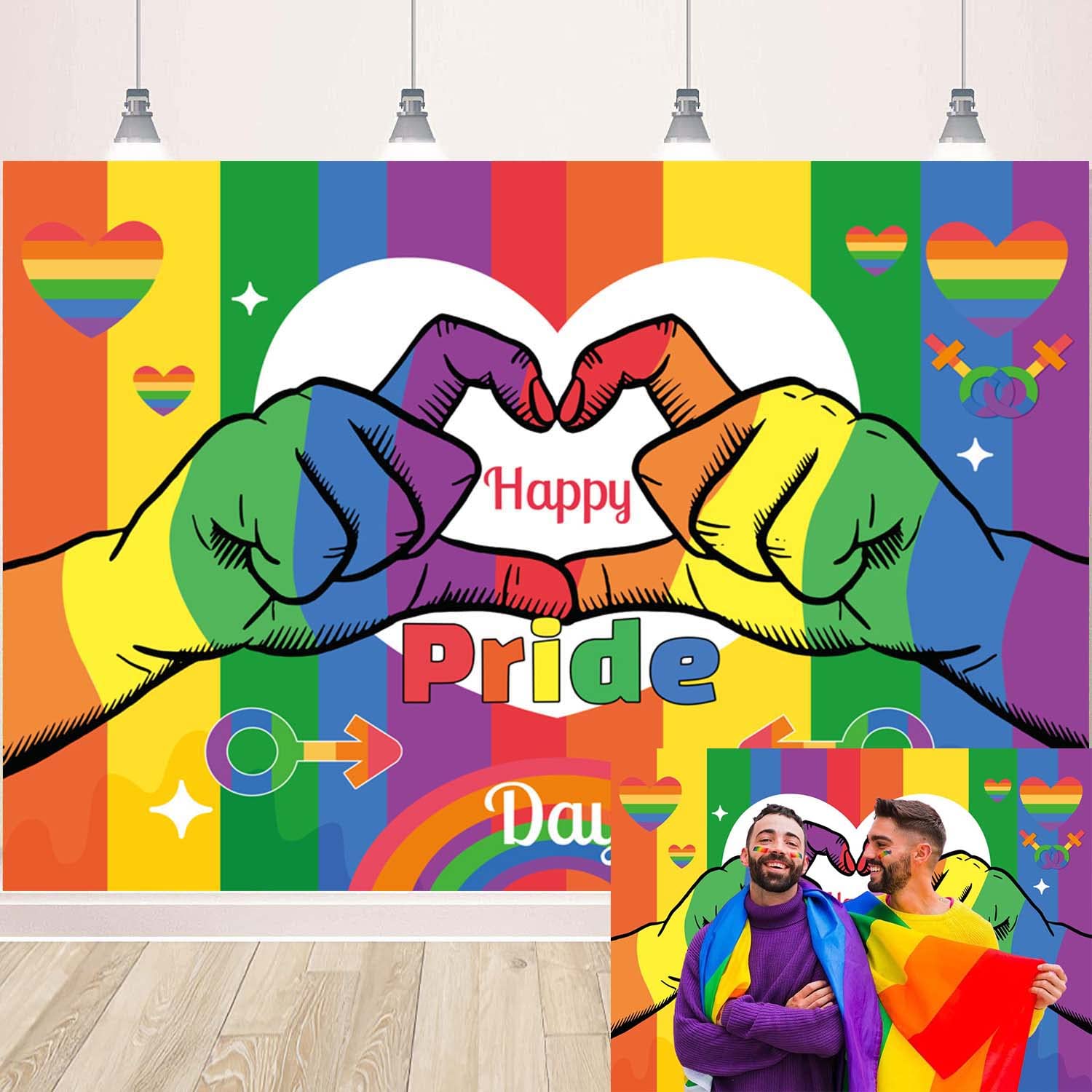Happy Gay Pride Day Happy Pride Day, Rainbow Flags Love Celebration