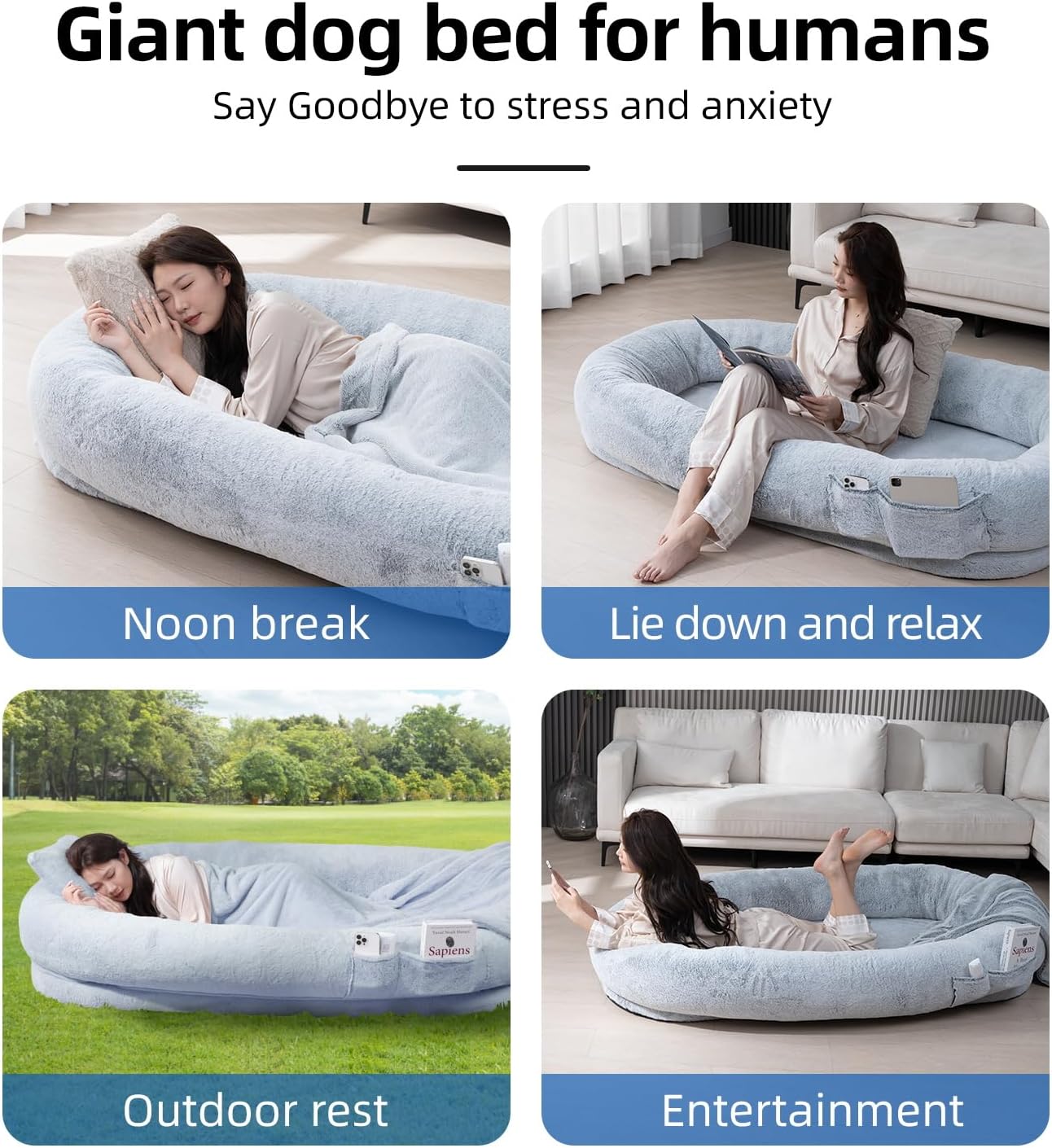 review Human Dog Bed,73