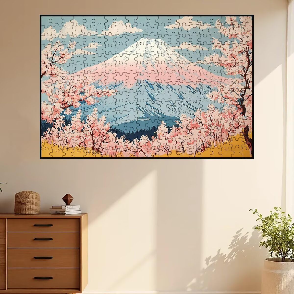 Puzzle 2000 Piezas Japón, Puzzle Madera Paisajes, Clásico Rompecabezas Desafiante para Toda la Familia, Juguetes Rompecabezas Letras en la Parte Posterior, Regalos Originales para Hombre Decor -1845