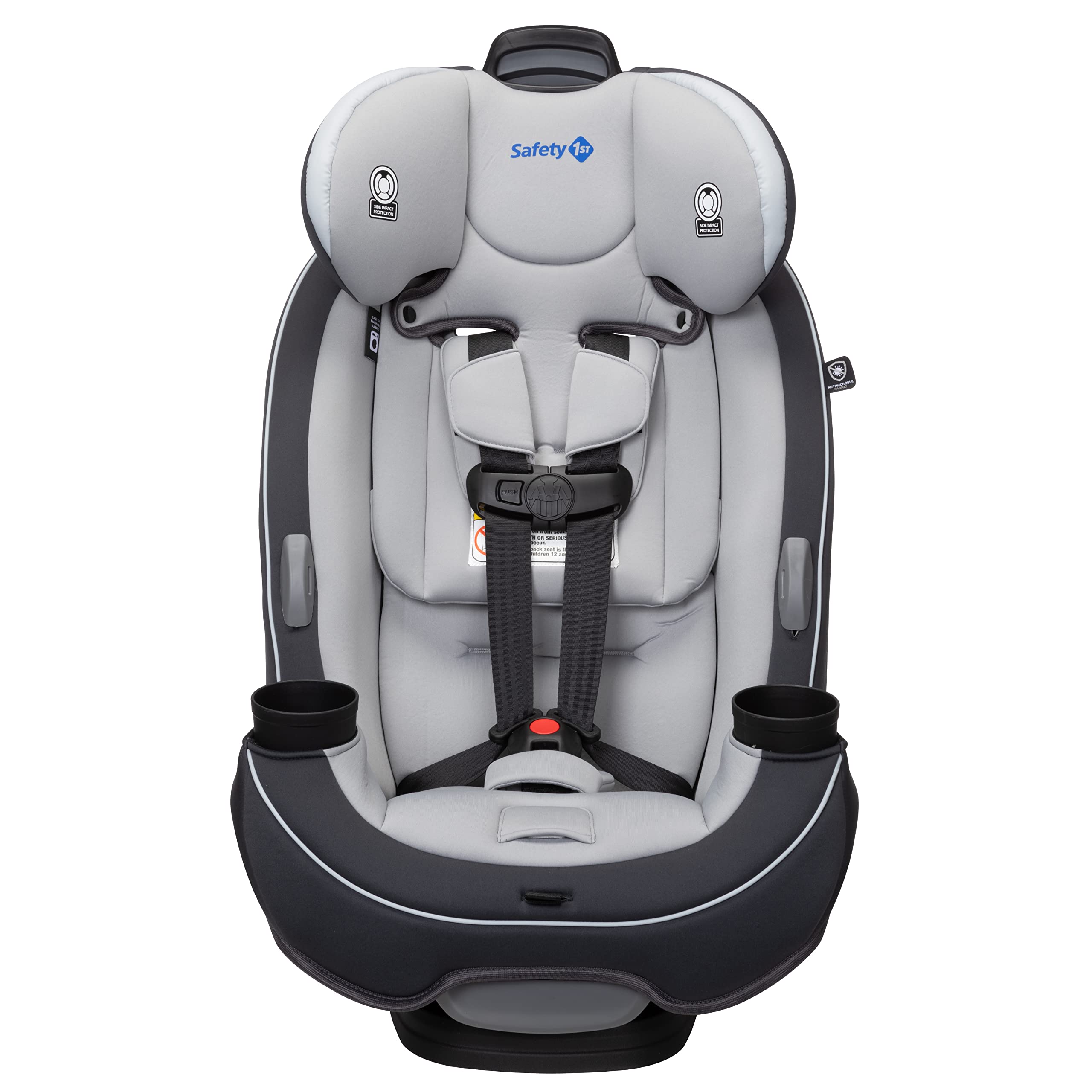 Safety 1st Grow and Go All-in-One Convertible Car Seat, Rear-facing 5-40 pounds, Forward-facing 22-65 pounds, and Belt-positioning booster 40-100 pounds, Carbon Wave