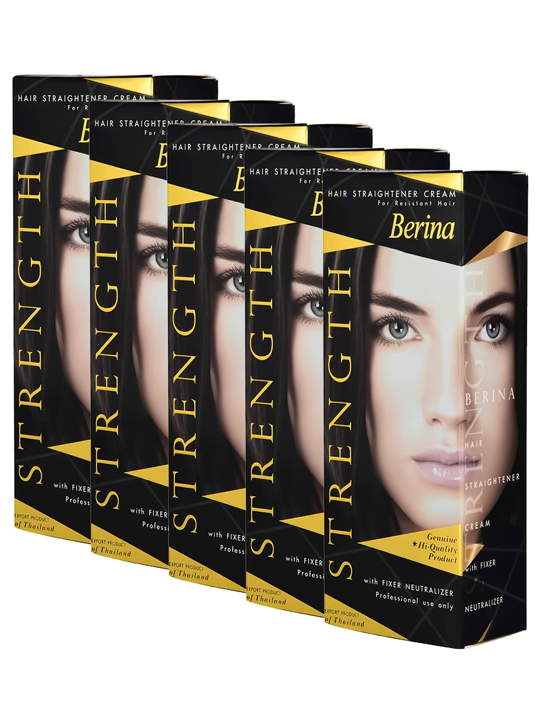 Buy Berina Hair Straightener Cream Protects from Hair Damage Straight
