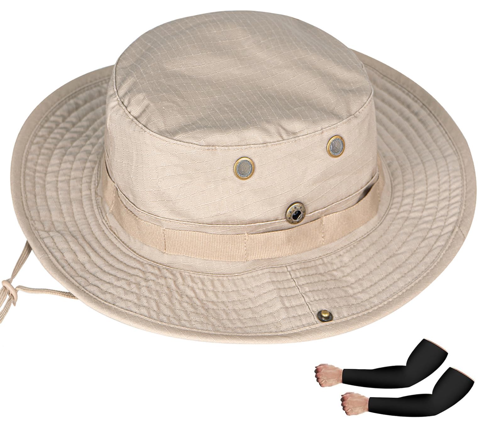 Rosoz Sun Hats for Men Women Bucket Hat UPF Protection Wide Brim Boonie Hat