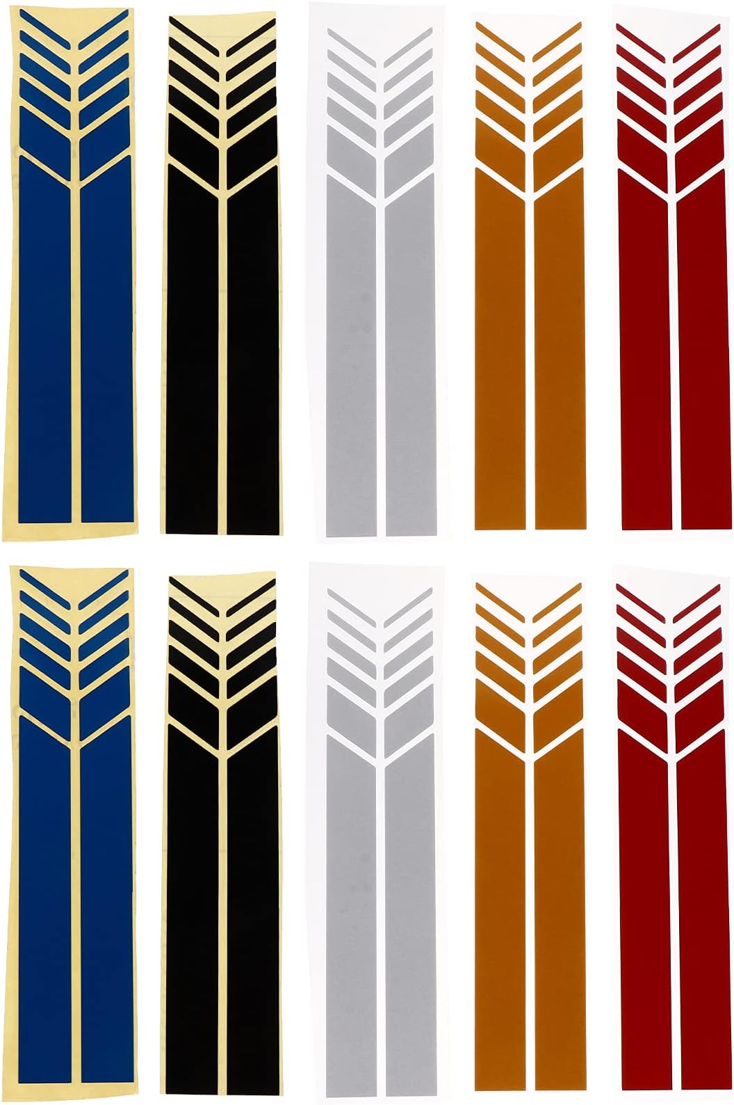 10 Pairs Fashion Premium Durable Concise Personalized Car Stickers Pet Car Sticker