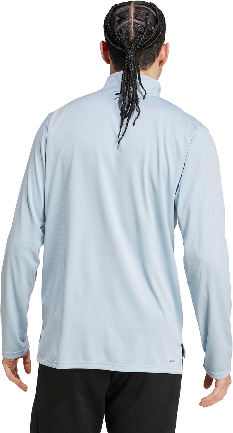 adidas Men's Train Essentials Quarter-Zip Long Sleeve T-Shirt