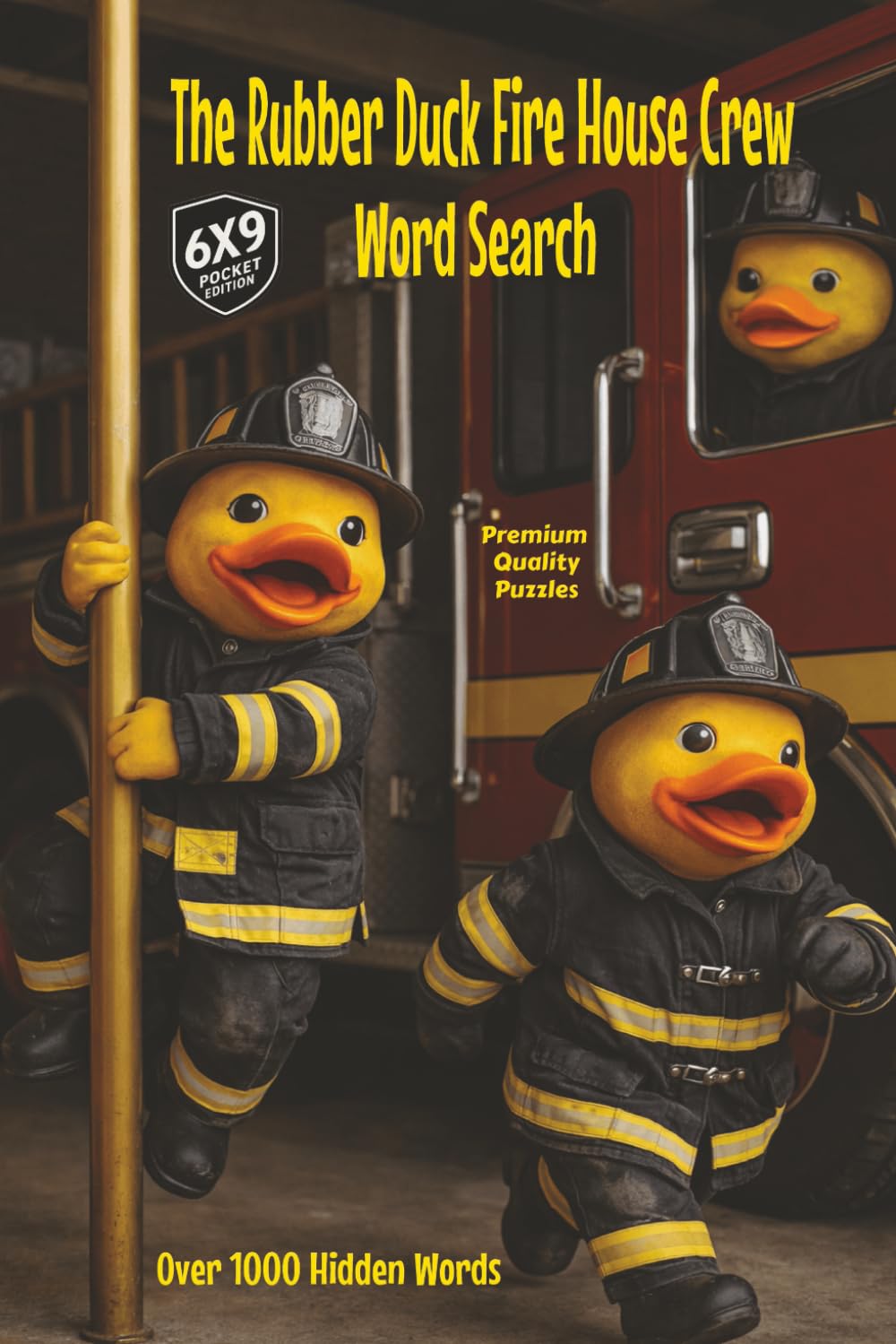 The Rubber Duck Fire House Crew Word Search: Pocket Edition Exploring Firehouse Daily Life Across 55 Puzzles and Over 1,000 Hidden Words, Featuring Tools, Training, Equipment Care, and Teamwork