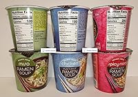 Vista 2 de Trader Joe's 3 - Sopa instantánea de ramen, miso, sabor a pollo, miso picante (seis tazas)