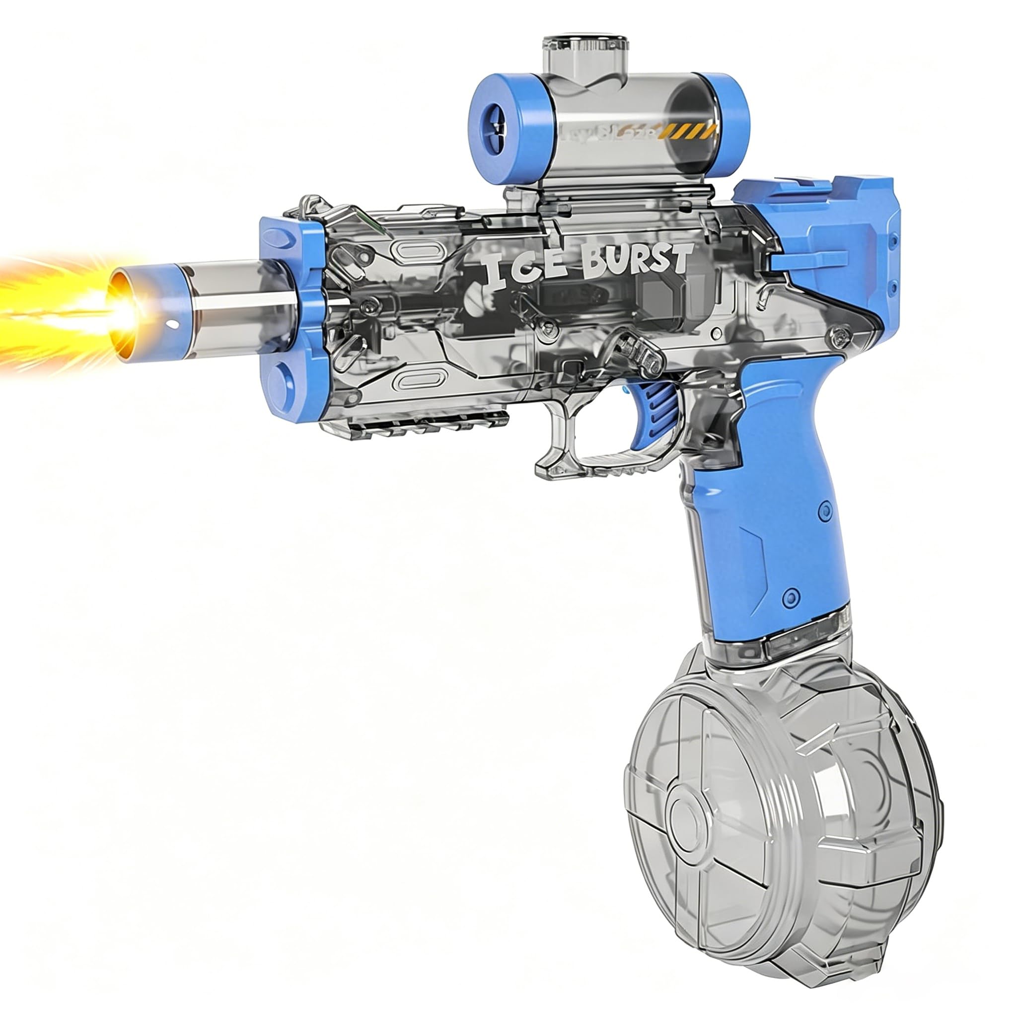 Maxee electric water gun, one-button automatic spray gun water toy pistols for children and adults, pool party beach outdoor-Blue-BB001-L
