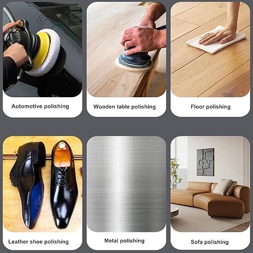 Miniatura 9 de Pulidor de acción  Pulidor inalámbrico para automóvil, máquina pulidora de velocidad variable, almohadilla de respaldo de 6 pulgadas  Kit de pulidor