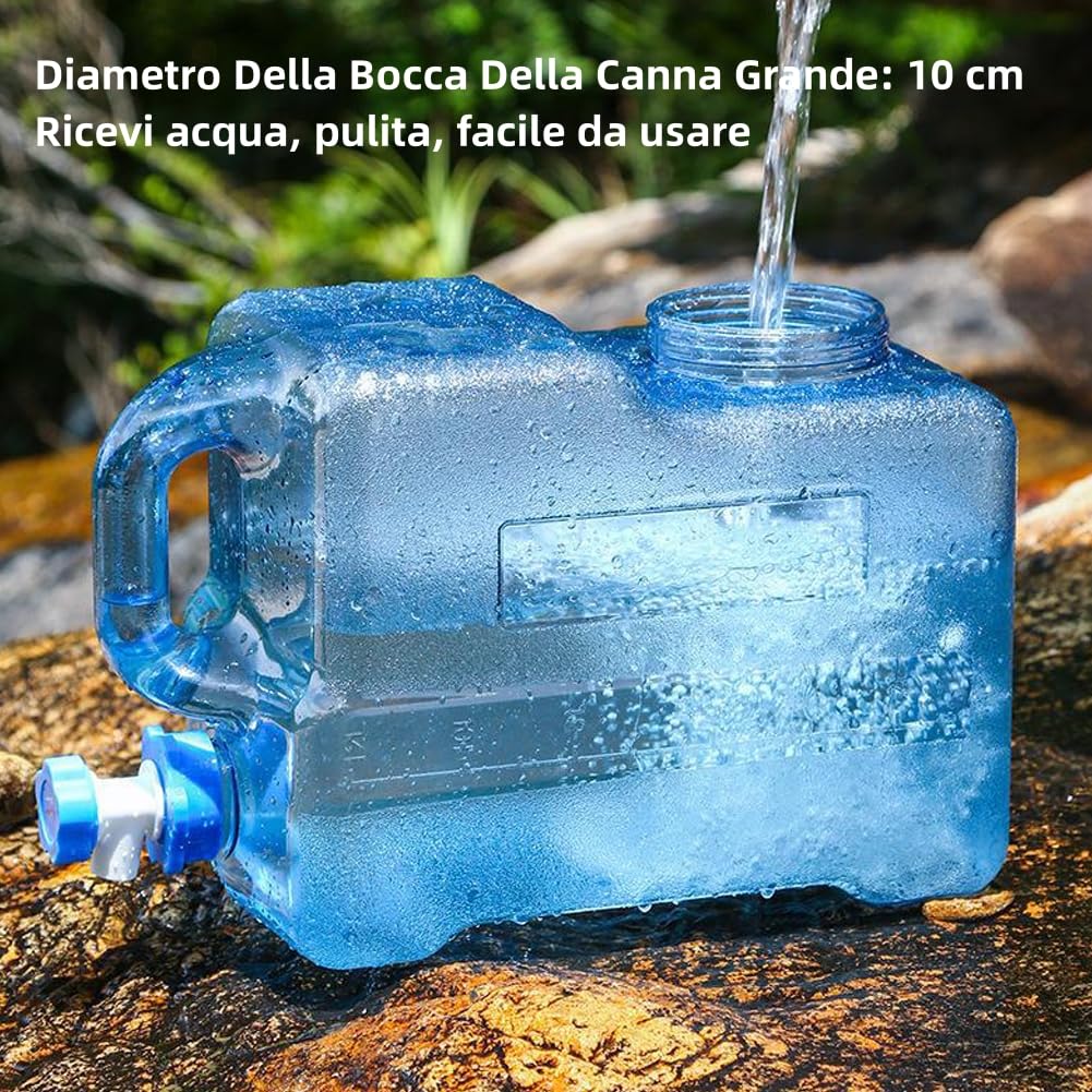 SECCHIO ACQUA Esterno Con Rubinetto Serbatoio Acqua Senza Perdite Per